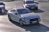 Mercedes-Benz Erlkönig: Spy Shot Video: Mercedes-Benz CLS Erlkönig Konvoi 