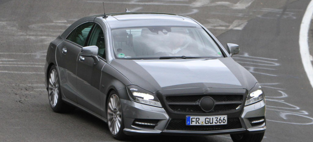 Letzte Tests für den neuen Mercedes-Benz CLS auf dem Nürburgring: Die CLS-Klasse absolviert die letzten Testkilometer