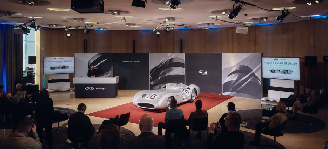 Auktionshauses RM Sotheby's erzielt Rekordwert: Mercedes-Silberpfeil für 51,2 Millionen Euro versteigert