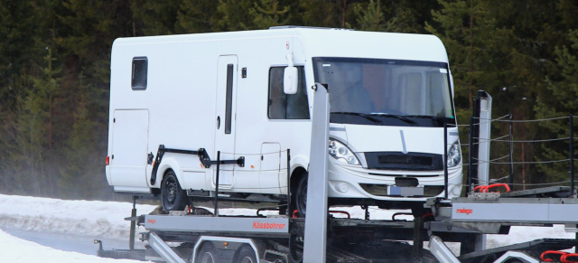 Mercedes-Benz Erlkönig: Spy Shot: Hymermobil auf Basis Mercedes Sprinter