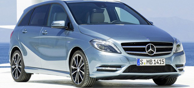 Erstes offizielles Foto der neuen Mercedes-Benz B-Klasse: Zum ersten Mal zeigen wir die neue Mercedes B-Klasse komplett unverhüllt! 