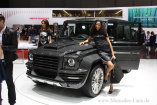 Mercedes Tuning oder Road Couture?  Modisch getrimmte Mercedes G-Klasse: Edeltuner Mansory und Designer Philipp Plein bringen den  Geländewagen Klassiker auf dem Genfer Autosalon auf den Catwalk