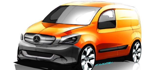 Der Preis wird heiß: Mercedes Citan soll nur 17.000 Euro kosten: Medienberichten zufolge wird Mwercedes-Benz den Stadtlieferwagen Citan zum Kampfpreis auf den Markt bringen