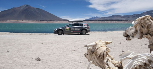 Rally Dakar 2010, 5. Jan Es geht über die Anden: - Ellen Lohr live reports -Bis zum 17. Januar berichten Ellen Lohr und Jörg Sand direkt von der Dakar 2010. Sie begleiten die Teilnehmer über fast 9.000 Kilometer mit ihren Mercedes R-Klasse Modellen