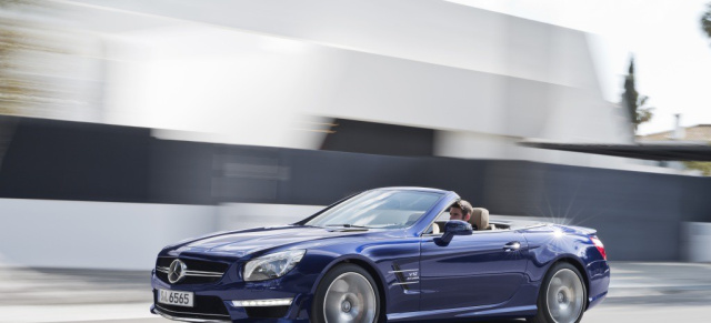 Jetzt schlägt's Zwölf: Mercedes-Benz SL65 AMG: Premiere für de Mercedes SL 65 AMG mit 630 PS starkem BITURBO V12