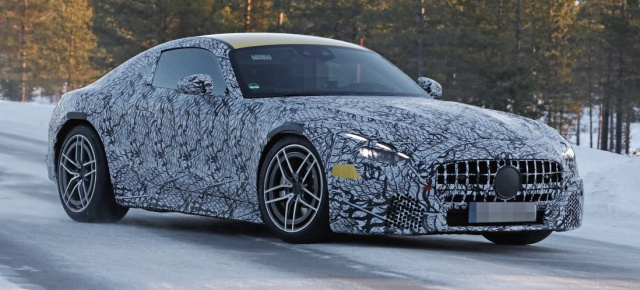 Mercedes-AMG Erlkönig Premiere: Spy Shot Debüt: Erste Bilder vom Mercedes-AMG GT II