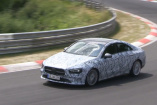 Mercedes-Benz Erlkönig auf dem Nürburgring: In der Grünen Hölle gefilmt: Mercedes-Benz CLA II mit weniger Tarnung