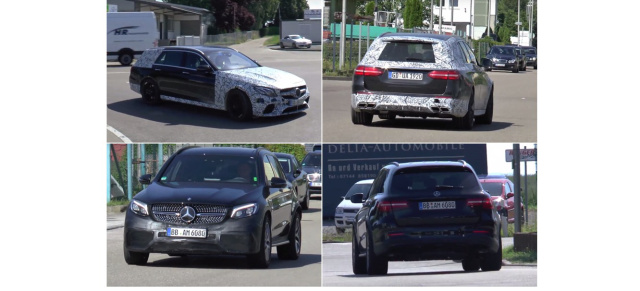 Mercedes-AMG Erlkönige Video-Doppelpack: Kurzfilmfestival: Spy Shot Videos vom Mercedes-AMG E63 und Mercedes-AMG GLC 63