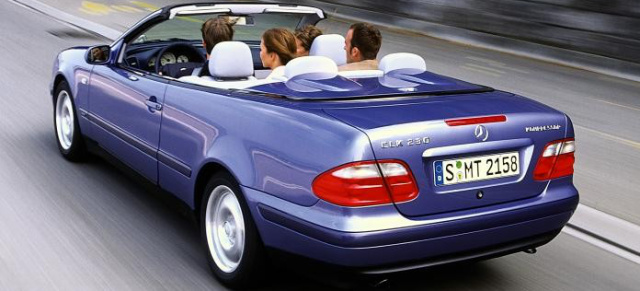 Das Mercedes-Benz CLK Cabrio klettert langsam im Wert: Auf dem Weg zum Klassiker: 25 Jahre CLK Cabriolet (A208)