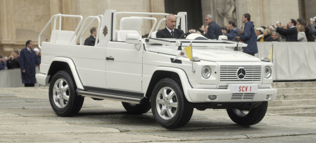 Ein G-Modell für den Deutschlandbesuch von Papst Johannes Paul II.: Vor 40 Jahren: „Papamobil“ auf Basis der Mercedes-Benz G-Klasse