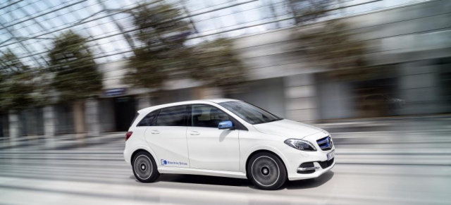 Mit dem Strom fließen: Verkaufsstart der Mercedes-Benz B-Klasse Electric Drive: Lokal emissionsfrei ab 399 Euro/Monat