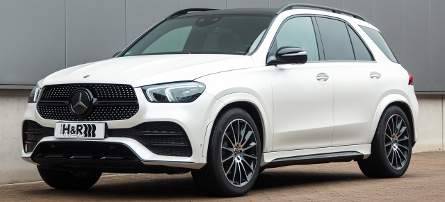 Der Benz für alle Fälle!: Mercedes GLE mit H&R Sportfedern (Typ V167 + C167)