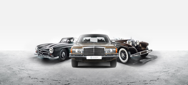 Klassiker mit Stern direkt vom Mercedes-Benz Museum:: „All Time Stars“: Mercedes-Benz Young- und Oldtimer