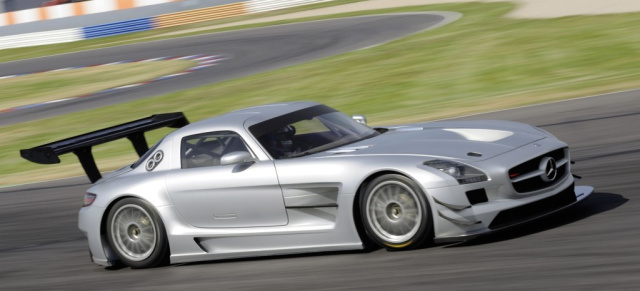 Mercedes Geheimnis gelüftet: SLS AMG Black Series in Planung?: Bei Daimler bereitet man offenbar die Straßenversion des SLS AMG GT3 vor 