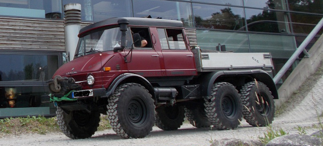 Der Ursprung eines Lebensgefühls: Sechsfüßiges Offroad Insekt: LESA LUF III A Fahrgestell Unimog 6x6