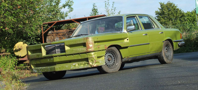 Skurille S-Klasse: 78er Mercedes-Benz 450 SE W116: Mit der S-Klasse auf Rammkurs