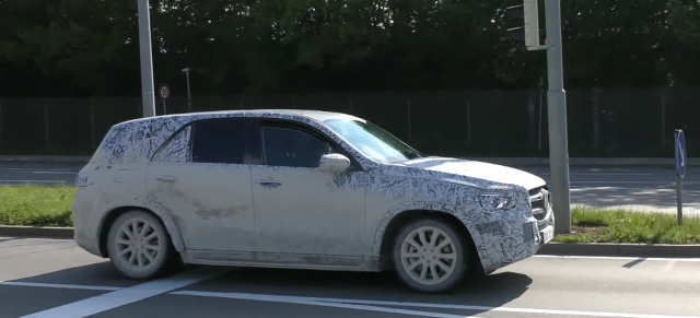 Erlkönig erwischt: Spy Shot Video: Mercedes-Benz GLE 2018 Erlkönig