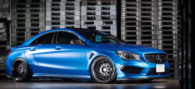 Mercedes-Benz CLA Tuning: Heiß und fettig: Japanisches Breitbau-Kit für den Mercedes CLA