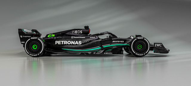 Back in Black: Der neue Silberpfeil Mercedes-AMG F1 W14 e Performance ist da!