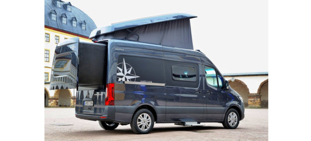 Neuer Sprinter - neuer Westfalia James Cook: Legendäres WoMo geht in die Verlängerung: Neuer Westfalia James Cook mit Heck-Slide-out