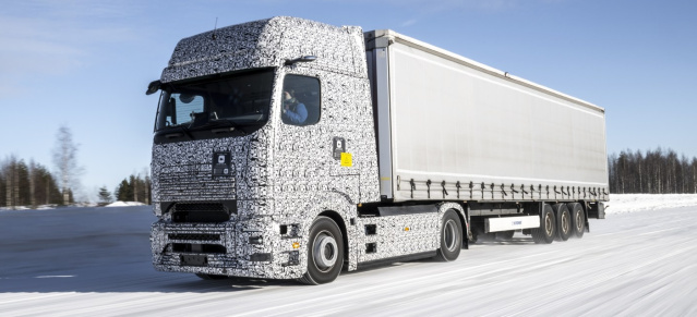 Mercedes Trucks und Elektromobilität: Is cool, man: Mercedes Trucks testet in Finnland Elektro-Lkw