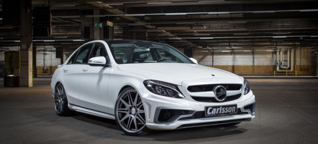 Mercedes-Tuning: Carlsson veredelt die neue Mercedes C-Klasse: Neues Carlsson Zubehörprogramm für die Baureihe 205