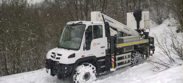 Mercedes Unimog at work: Italienischer Energieversorger setzt 40 neue Unimog ein