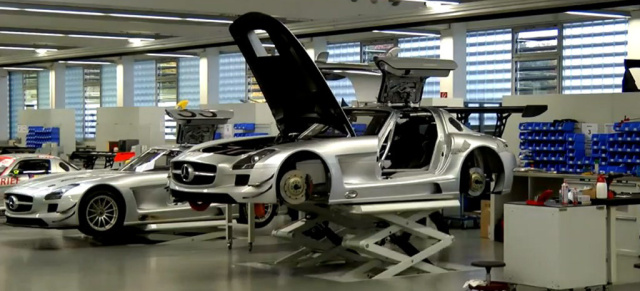 Teil 2 + 3: Wie ein  SLS AMG GT3 entsteht : Fortsetzung des Fims über den Zusammenbau eines Mercedes SLS GT3 für den Kundensport