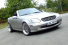 Let the sunshine in!: Am Steuer eines 2002er Mercedes SLK Kompressor (R170) geht die Sonne auf