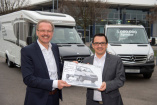 Mercedes-Benz Sprinter: Die drei Millionen sind voll: Dreimillionster Mercedes-Benz Sprinter geht an den Reisemobilhersteller Hymer