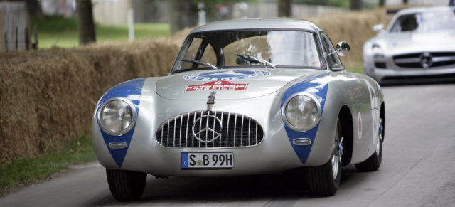 Stars, Klassiker,  Motorsport. Mercedes-Benz auf dem Goodwood Festival of Speed 2011: Die schönsten Mercedes Bilder von der legendären Automobilveranstaltung im "Garten" des Earl of March