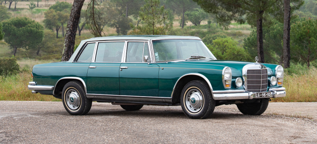 Sterne unterm Hammer: Blick in die Sterne: 1966er Mercedes-Benz 600 mit Glasdach von Chapron