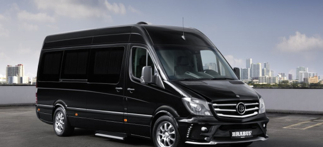 Premiere:  BRABUS Business Lounge auf MB Sprinter Basis: Auf dem Moscow International Automobile Salon präsentiert BRABUS einen Mercedes Sprinter mit exklusiver Multimedia-Ausstattung 