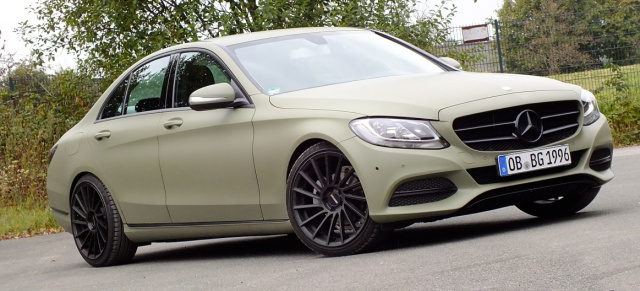 Mercedes C180: Streetfighter (W205): 2014er C-Klasse im markanten Military-Look