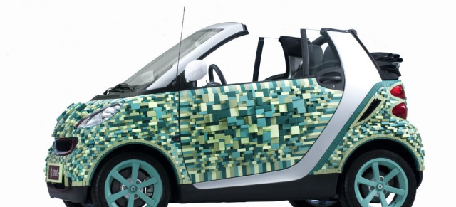 Kunst am smart fortwo  ist "Nicht von Pappe": Sarah Illenberger gestaltet CARTONDRUCK smart.