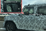 Mercedes-Benz G-Klass Erlkönig: Blick ins Interieur: Spy Shot: Der Innenraum der kommende G-Klasse kriegt die Düse