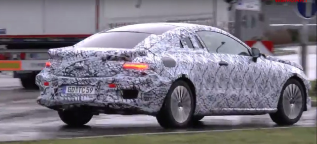 Mercedes Erlkönig erwischt: Spy-Video: Mercedes-Benz E-Klasse Coupé C238