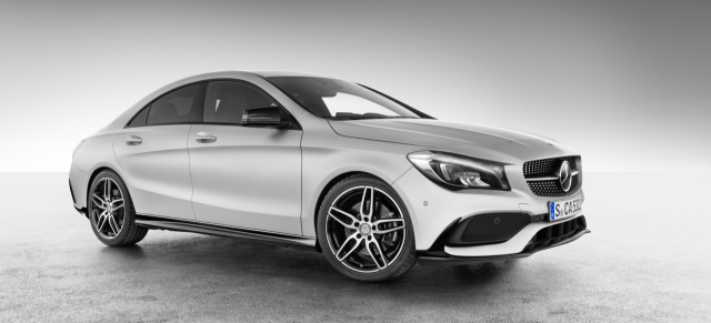 Mercedes-Benz CLA: Neues Mercedes-AMG Zubehör: Sportliche Anbauteile für den CLA und exklusive Radnabendeckel von Mercedes-AMG