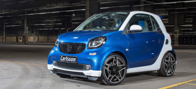 Tuning Premiere in Genf: smart fortwo von Carlsson: Carlsson veredelt als erster Anbieter weltweit den neuen smart fortwo 