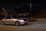 Der neue Mercedes E-Klasse-Spot: Lullaby: Nur nicht wegnickern - dank Spurhalte-Assistent!