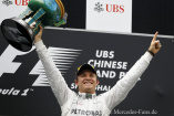 Formel 1 - GP China: Sieg für Mercedes: Nico Rosberg triumphiert beim Großen Preis von China 