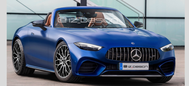 Rendering: Mercedes-AMG SL  MJ 2022: Vorgucker: Kommt so der neue Mercedes-AMG SL R232?