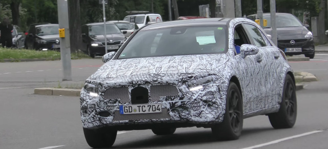 Mercedes-Benz Erlkönig erwischt: Spy Shot Video: Aktuelle Aufnahmen vom Mercedes GLA II