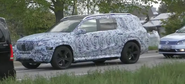 Mercedes-Maybach Erlkönig erwischt: Spy-Shot Video: Maybach GLS Prototyp gefilmt