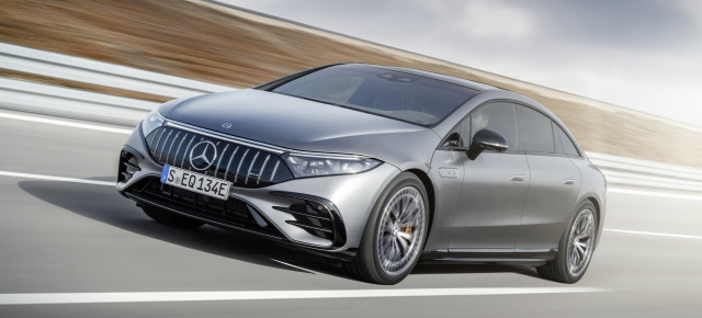 Premiere: Der neue Mercedes-AMG EQS‭ ‬53‭ ‬4MATIC+ ist da: Starkes und hochspannendes Debüt: Vorhang auf für den EQS 53 mit bis zu 761 PS