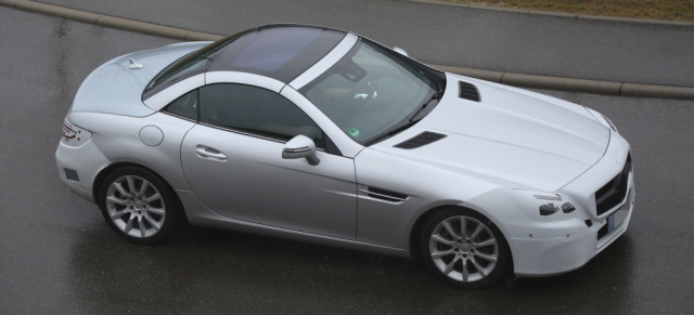 Erlkönig erwischt: Mercedes-Benz SLC 2016: Erlkönig erwischt: Mercedes-Benz SLC 2016 Erste Fotos vom SLK-Facelift-Modell