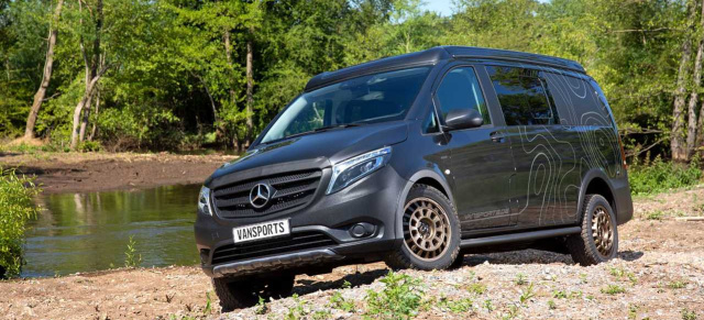 Mercedes-Benz Vito 119 CDI 4x4 VP Gravity „GEOTREK-Edition“: Neu von VANSPORTS.DE: Vito-Van für Abenteuerlust und Freiheitsdrang