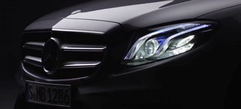 E-Klasse W213: Teaser Video zur neuen Mercedes-Benz E-Klasse 