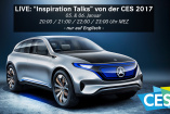 5./6. Januar 2017: Livestreams: Mercedes-Benz auf der CES 2017