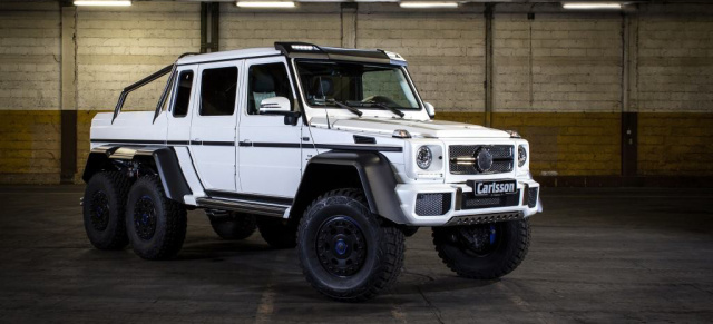 Mehr Sixappeal: Mercedes G63 6x6  von Carlsson: Bis zu 650 PS: Luxus und Leistung für den Über-Offroader